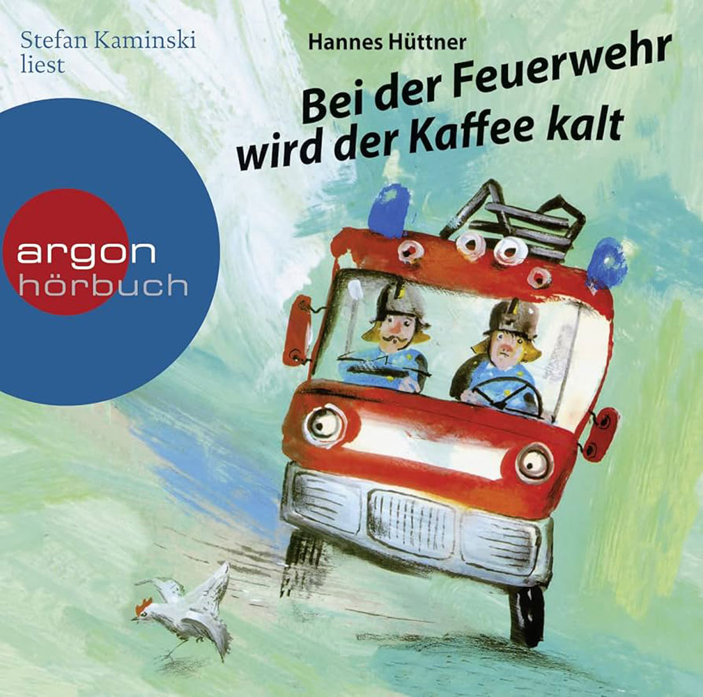 Gerhard-Lahr-bei-der-Feuerweh-wird-der-Kaffee-kalt-Argon-Hörbuch-Stefan-Kaminski Kinderbuch Klassiker Ausgabe auf japanisch